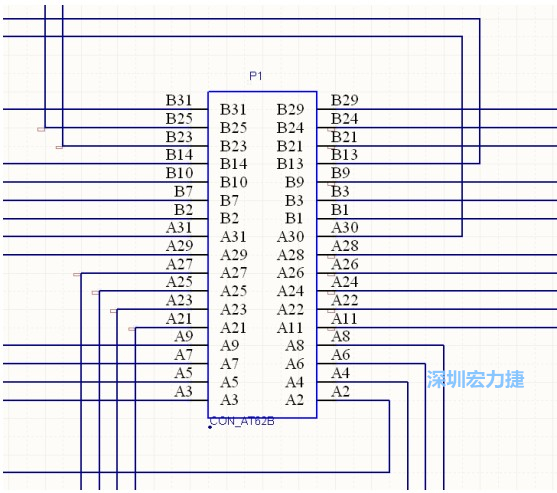 雙擊 1.SchDoc，文件可以被正常打開，下圖是其中的一部分：