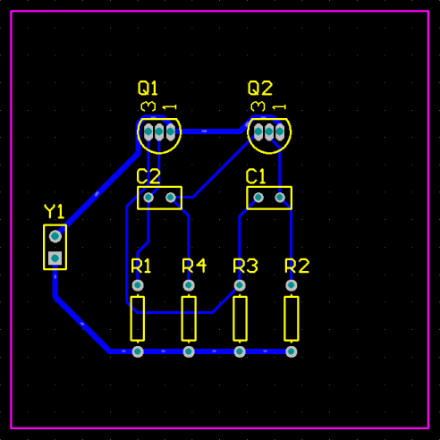 圖27 Push or Hug & Push模式仍然無(wú)法完成布線，會(huì)立即出現(xiàn)提示