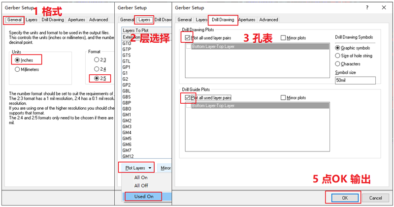 輸出Gerber部分，F(xiàn)ile下選擇 Gerber Files