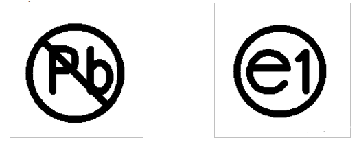 如果PCB板為無(wú)鉛制程，為了與有鉛的PCB區(qū)分開(kāi)來(lái)，通常會(huì)在板上標(biāo)注無(wú)鉛制程符號(hào)